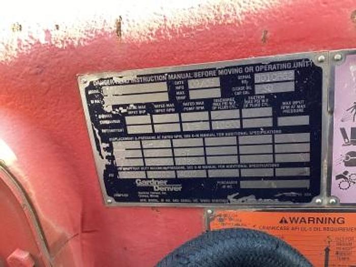 Used 2005 Gardner Denver TGH Triplex Pump - 10,000 lbs Fluid End - CAT C13 Diesel! Great Pump Model!