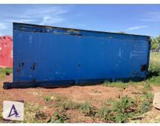 Used 7' x 25'9'' x 9' Pony Sub with built in shelving for parts!