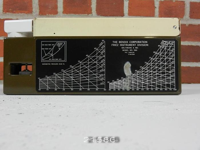 Used Bendix PSYCHRON Bacharach Sling Psychrometer #21586