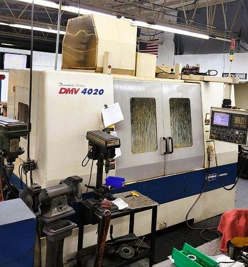 Used Doosan Daewoo 4th Axis Vertical Machining Center Model: DMV-4020