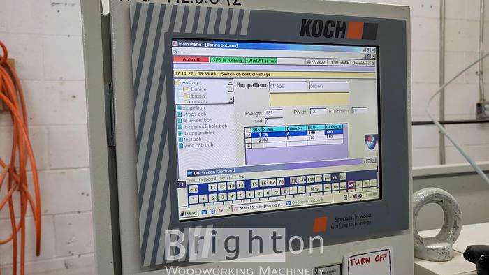 Refurbished 2010 KOCH SPRINT-PTP-3/1300 CNC BORE, GLUE & DOWEL INSERTER #BM2221