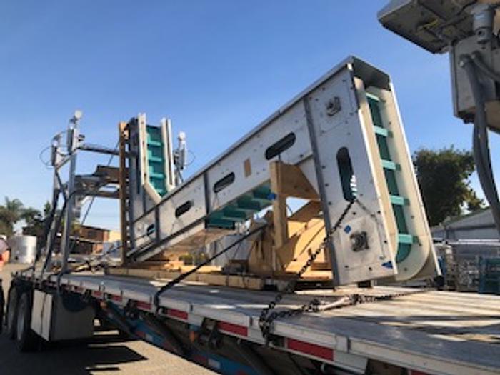 Used Key Vertical Rubber Belt Elevator