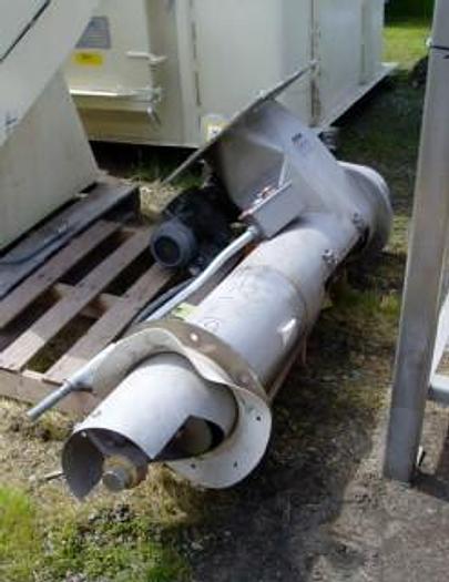 Used Conveyor, Screw, 9" X 5', S/st, 1/2 HP, #S733510