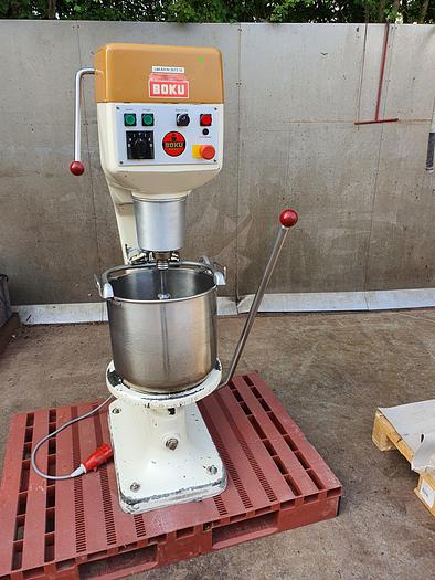 Used used Stirring and stopping machine BOKU with stainless steel kettle approx. 40 liters