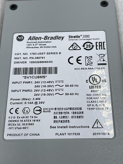Allen-Bradley 1783-US5T Ser B 