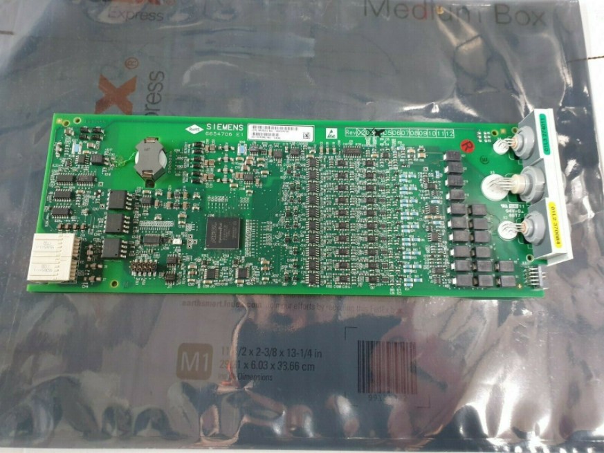 Used Siemens 6654706 E1 EKG board (IN32S3B1)