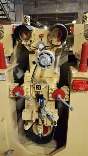 Used 2007 BINOS WBS 4 26-2F -1300 Double-sided Calibration Sanding Machine