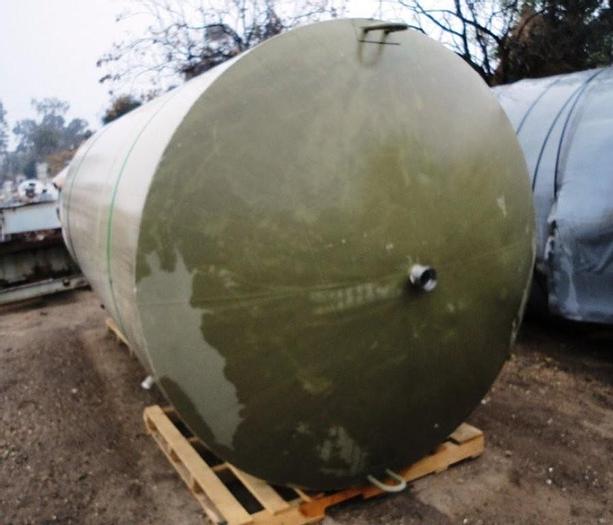 Used Tank, 3,000 Gallon, S/st, 77" x 12', Jkt, Agit, Dairy, #S741640