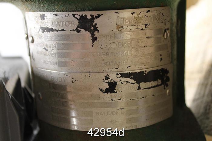 Used Fisher V200 1.5" Control Vee-Ball Valve #42954