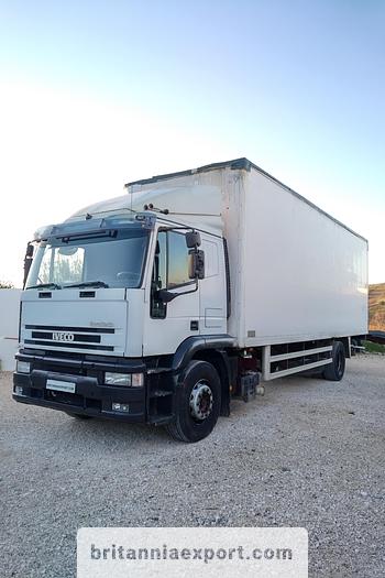 Used 2001 IVECO Eurotech 190E27 R 19 ton isothermic box lorry