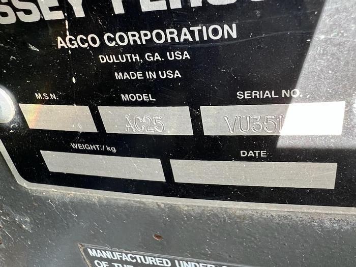 Used Massey Ferguson AC25 Bale Accumulator