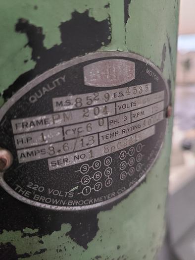 Used Walker Turner Floor Drill Press with Tapmatic Tapping Head