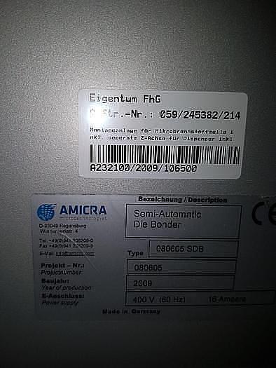 Used AMICRA SDB 1000 , Flip Chip Bonder , high accuracy die bonder