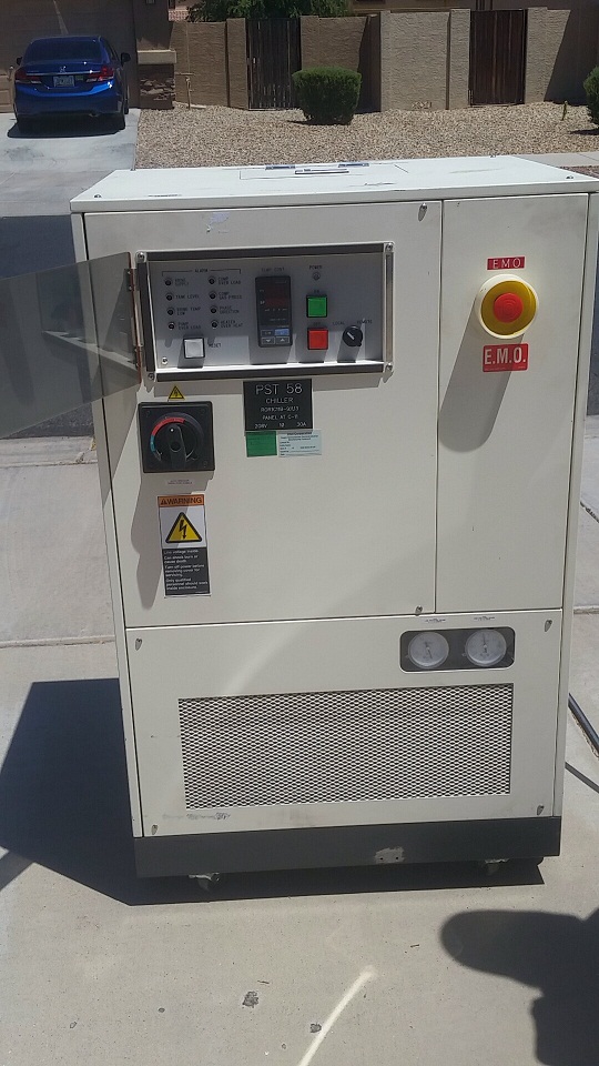 Used TEL AQA-K09-TYP2 CHILLER P12XL