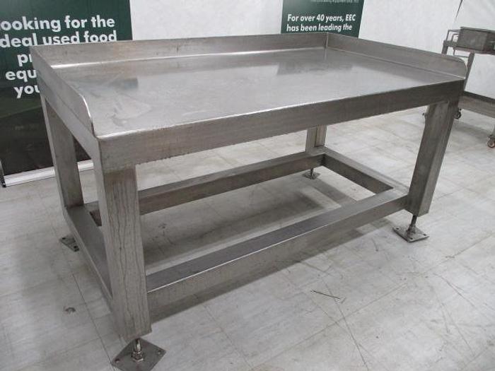 Used Table; Stainless steel heavy duty; 6'x40"