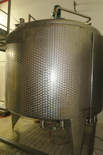 Used AHRENS & BODE 6500l STAINLESS STEEL TANK