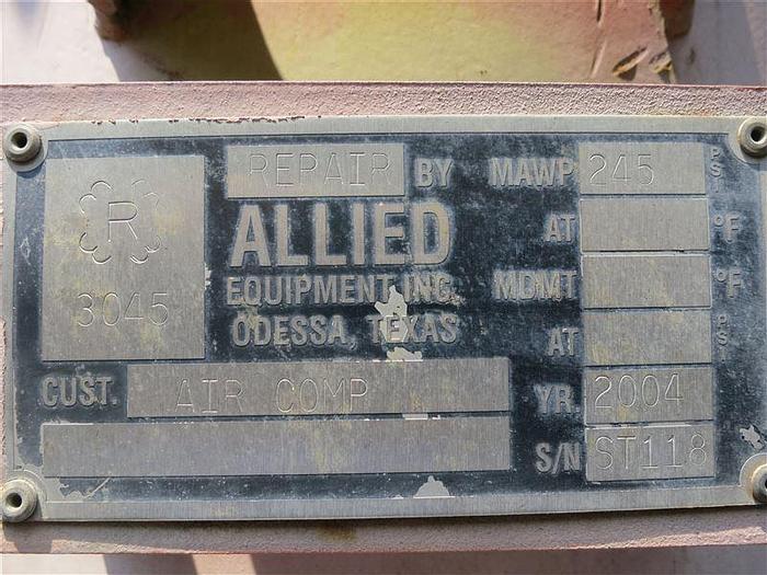 Used 1997 AirComp 2 Stage Air Compressor & Booster