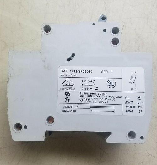 Used Allen-Bradley 1492-SP2B050 Ser. C