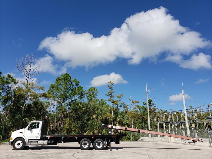 Used 2007 Sterling Acterra Flatbed w/ Cleasby Roofing Conveyor