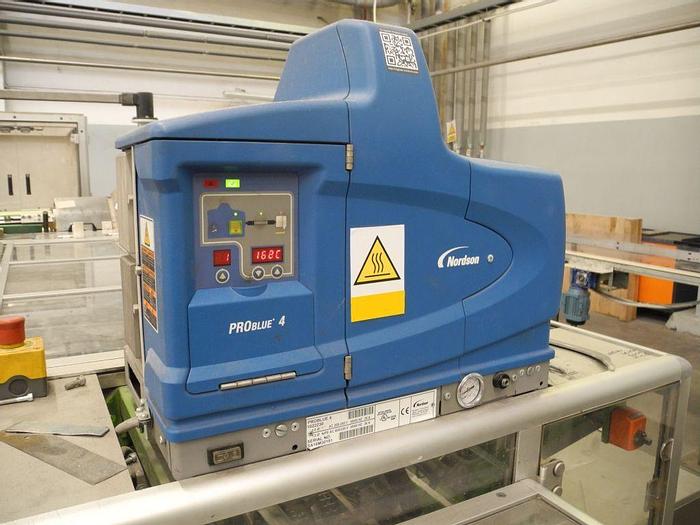 Used HARRO HOFLIGER FACIAL TISSUE CARTONER MODEL BK40-9