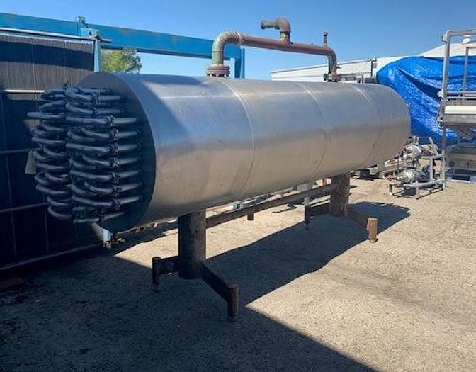 Used 1977 Chester Jensen Tube In Shell Heat Exchanger Model SV-1 1/2 -56