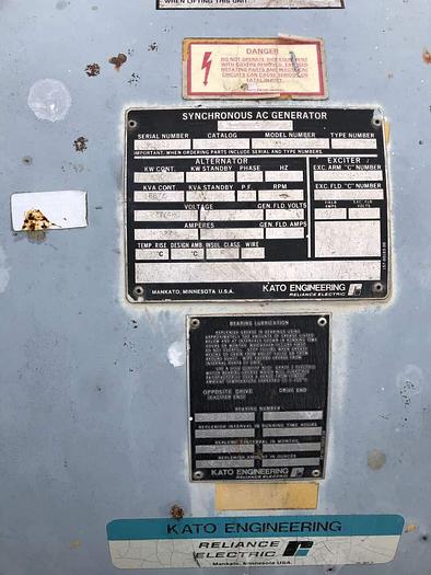 Used KATO 550kW Synchronous AC Generator End
