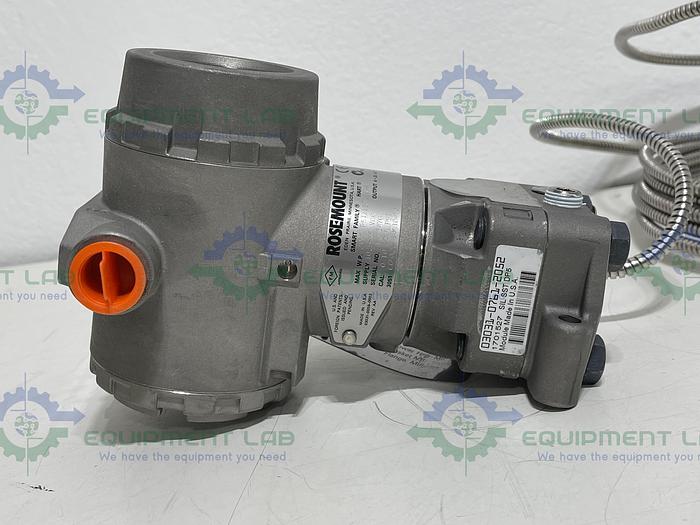 Rosemount 3051 Pressure Transmitter w/ Stainless Steel, Cord Flush Flanged Seal