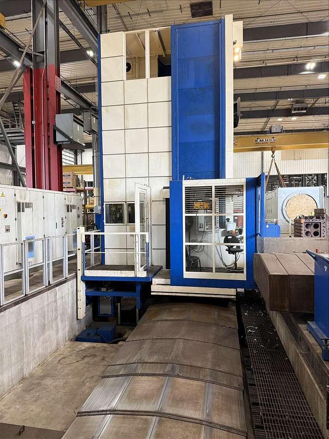 Used Colgar Ram Style Horizontal CNC Floor Boring Mill, 6.3" Spindle, X-433", Y-196", 236" 236", 3000 RPM, 100 HP, 2014, Heidenhain, TNC 530i
