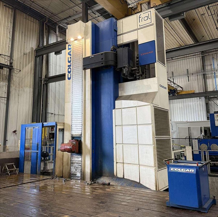 Used Colgar Ram Style Horizontal CNC Floor Boring Mill, 6.3" Spindle, X-433", Y-196", 236" 236", 3000 RPM, 100 HP, 2014, Heidenhain, TNC 530i