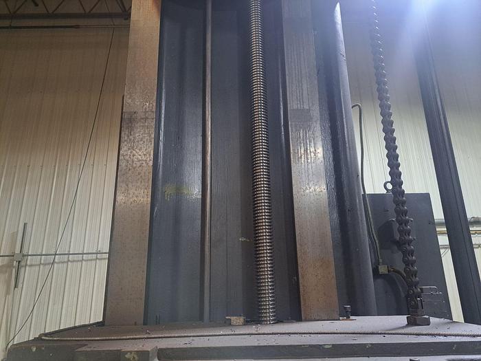 Used 5 " Giddings & Lewis Table Type Boring Mill, Model 70A-D5-T, Table 48" X 96", X Travel 84", Y Travel 72", Quill Travel 36", 20 HP, 975 RPM