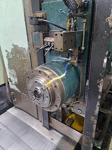 Used 1998 Kuraki Table Type Boring Mill, Model KBT 13A, 63" X 71" Table, 118.5" X Travel, 90.5" Y Travel, 90 ATC, Full 4th Axis, Fanuc 15 M CNC