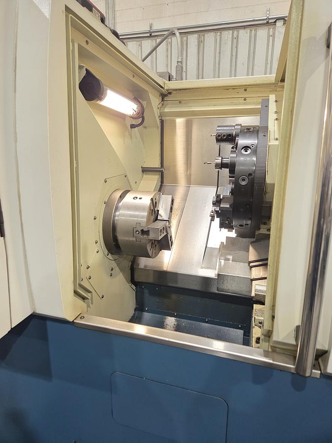 Used Romi , Model GL280M,23.5" Swing, 21.5" Between Centers, 2017, Fanuc CNC, ID 17877