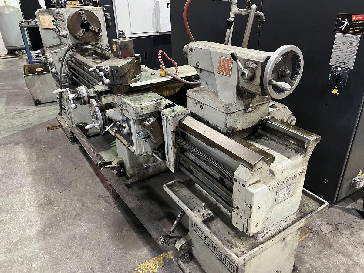 Used Kingston Engine Lathe, HL 2000, 16"X 80", 11.5" SOCS, 1981