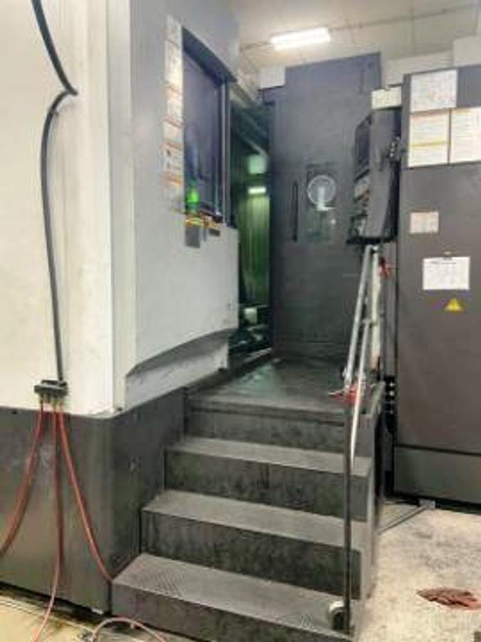 Used OKUMA MA-12500H CNC Horizontal Machining Center, X-118", Y-78", 49.5" X 49.5" Pallet, 360,000 degrees, OSP 300M CNC, 2014
