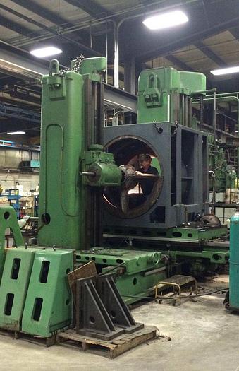 Used Giddings & Lewis Table Type Boring Mill, Model 560, 6" Spindle, X Travel 87.5", Y Travel 66", 40 HP