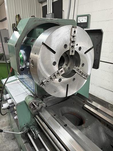 Used 2022 Kingston Engine Lathe, Heavy Duty 34, 34" Swing, 26" SOCS, 120" Between Centers, Taper, Inch/Metric Threading, (2) Roller Rests