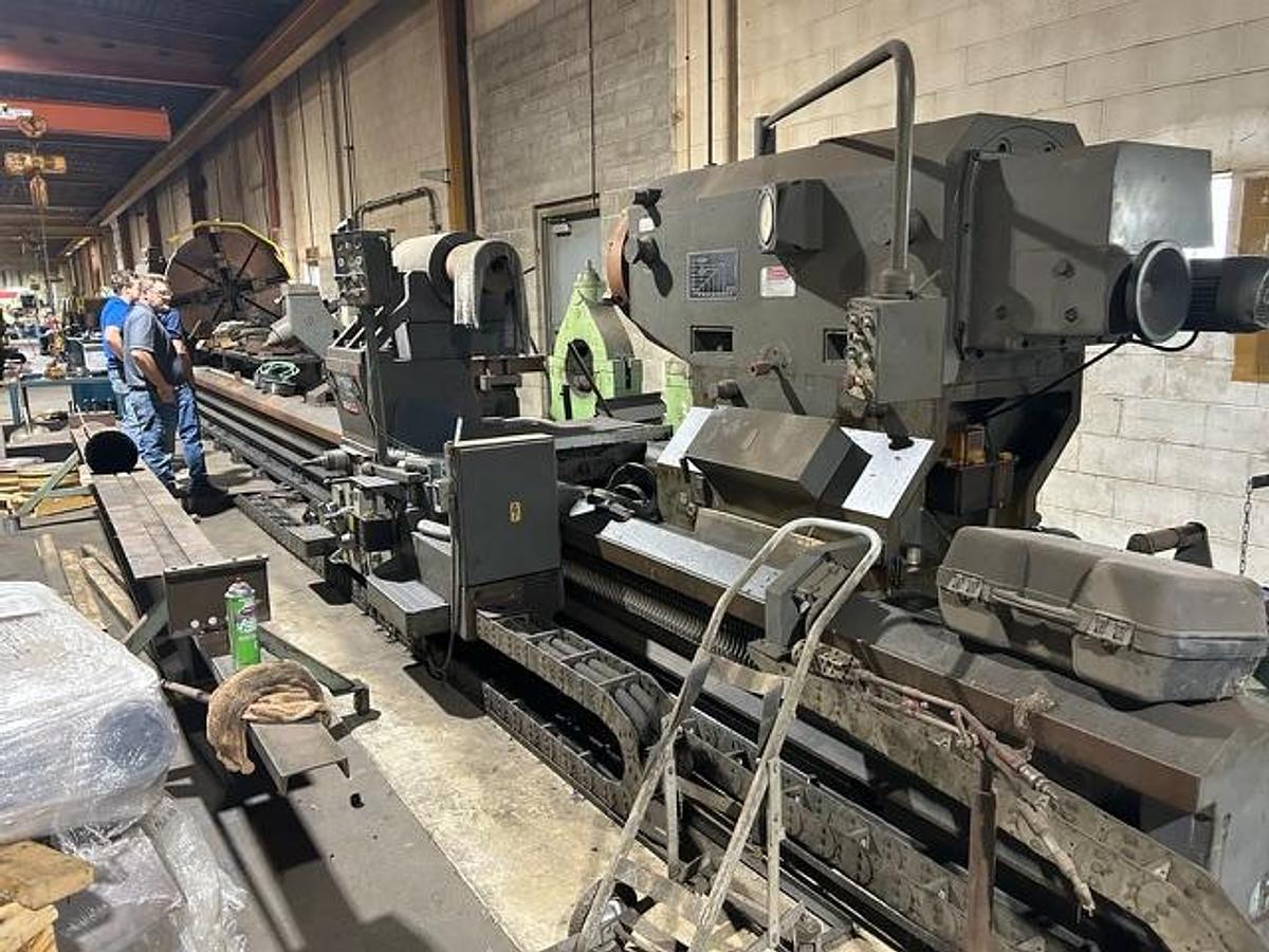 Used Poreba Heavy Duty Engine Lathe, Model TCG-200/12, 79.5" Swing X 474" Between Centers, 66.1" SOCS1996