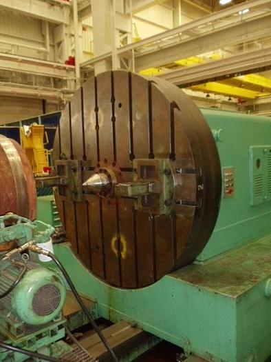 Used Waldrich Siegen Turbine Lathe, Swing 250", Distance between centers 516" Swing Over Cross Slide 119" 125 HP, Pendant Control