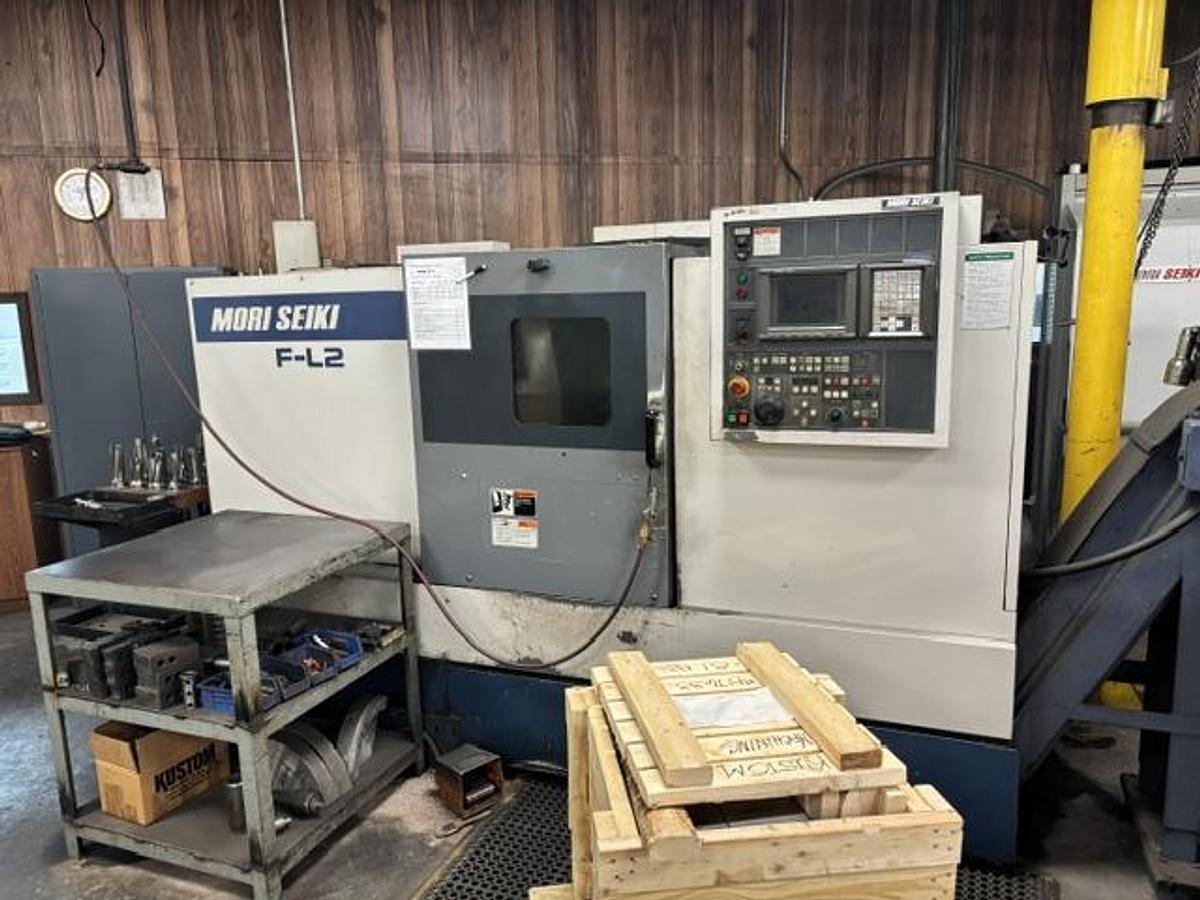 Used Mori Seiki, F-L2, 10" Swing, 21" Between Centers, 1998, Fanuc MSI, 17874