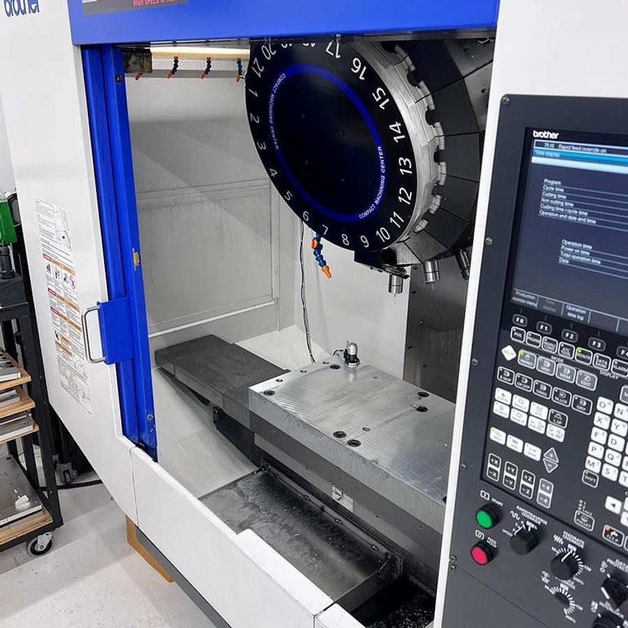 Used Brother Vertical Machining Center, Speedio S700X1, X-27.6", Y-15.7", Z-11.8" ,27,500 RPM, Brother COO CNC