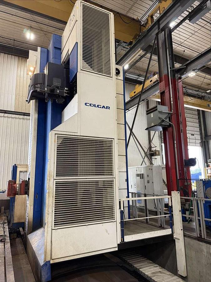 Used Colgar Ram Style Horizontal CNC Floor Boring Mill, 6.3" Spindle, X-433", Y-196", 236" 236", 3000 RPM, 100 HP, 2014, Heidenhain, TNC 530i