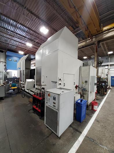 Used Ibarmia Model ZVH58L4000 CNC Traveling Column 5X Vertical Machining Center with Heidenhain iTNC530 s/n 7623 (Installed new in 2009)