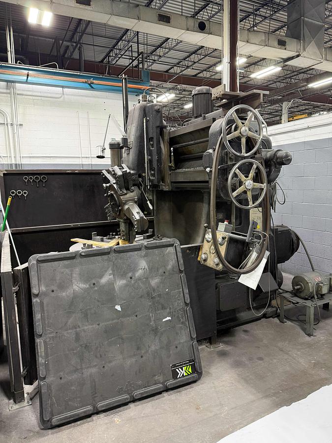 Used Webster Bennet Vertical Turret Lathe, 48" Chuck, 56" Swing, 5 Position Turret