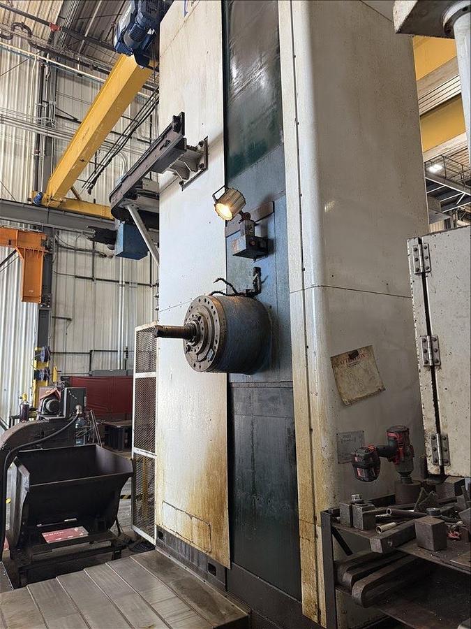 Used SNK-Nissin Table Type Boring Mill, Model BP 130/3.5, 5.1 Spindle, X-138", Y-98", Z- 27.5", 71" X 98" Table, 2500 RPM, 40 HP, 2010, Fanuc CNC