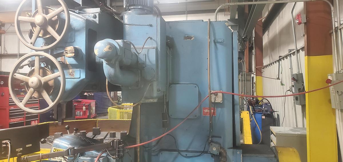 Used Webster Bennett Vatical Turret Lathe, 48" Table, 56" Swing, 3-125 RP, 20 HP, Pendant control, Serial Number 48-3923-14