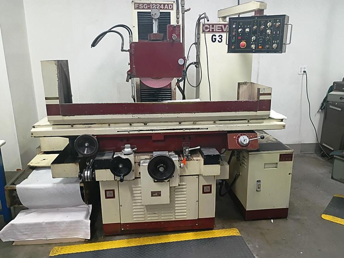 Used Chevalier Horizonal Surface Grinder, FSG 1224 AD, 12" X 24" Chuck