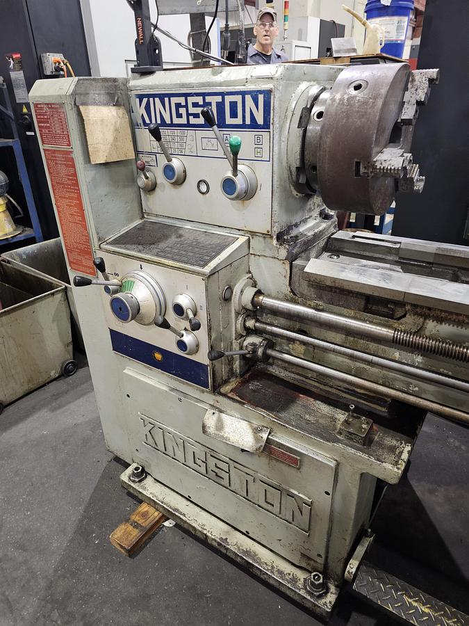 Used Kingston Engine Lathe, HL 2000, 16"X 80", 11.5" SOCS, 1981