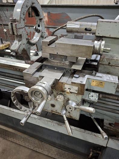 Used South Bend Engine lathe, Model 22" Turnado, 22" Swing, 80" Between Centers, 1800 RPM Spindle, 15" Chuck, 3" Spindle Bore