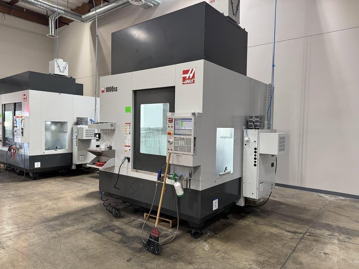 Used HAAS 5 Axis Vertical Machining Center, Model UMC 1000SS, X-40", Y-25", Z-25, 30 HP, 12,000rpm,, Cat 40, 30 ATC, HAAS CNC