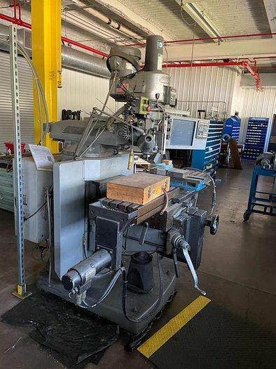 Used Bridgeport CNC milling machine, Model Series II, Table 11" X 54", X-Travel 33.5", 2 HP Variable speed head, 3500 RPM, TRAK series control